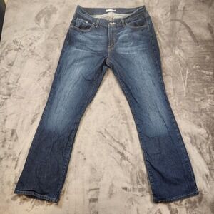 Levis Jeans 529 Womens 14 Blue Curvy Bootcut Dark Wash Denim